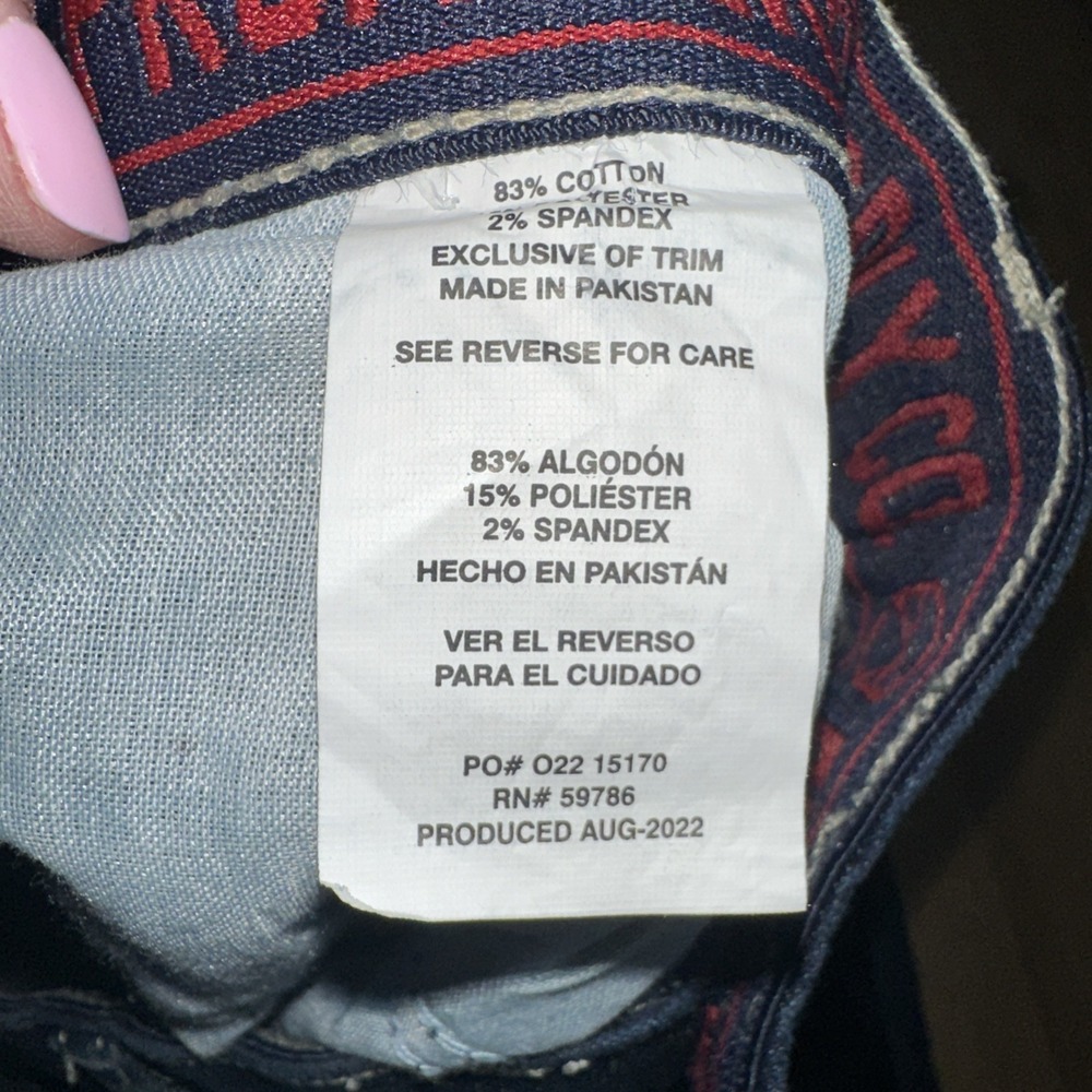 Frontier Supply Co. Slim Fit Denim Blue Jeans Men's 36x32" Comfort Stretch NWT - Picture 5 of 9